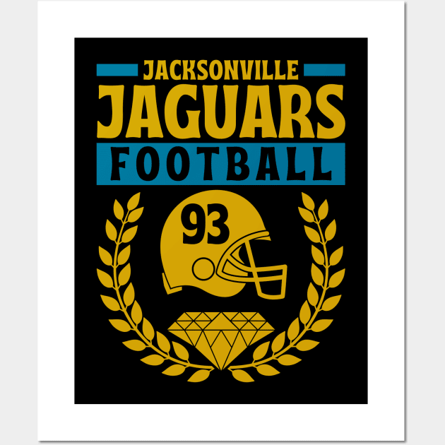 Jacksonville Jaguars 1993 American Football Wall Art by Astronaut.co